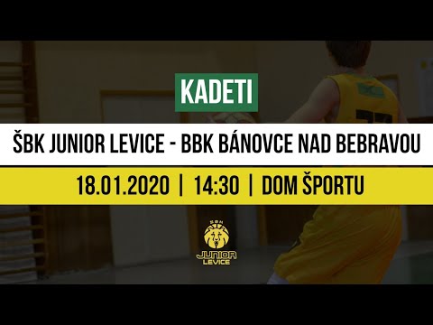 Kadeti U17: ŠBK Junior Levice - BBK Bánovce nad Bebravou