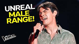 Insane Male Vocalists With Unbelievable Control And Precision | The Voice