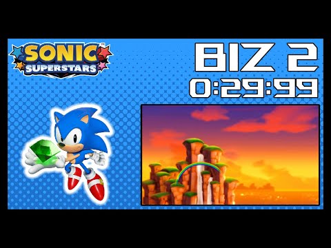 Sonic Superstars - Bridge Island Act 2 Speedrun - 0:29.99
