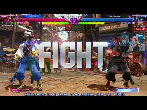 Street Fighter 6 July 2023 MP: Rashid PREMIERE Pt3 - Ranked Placements & 1st Matches; How Will I Do?