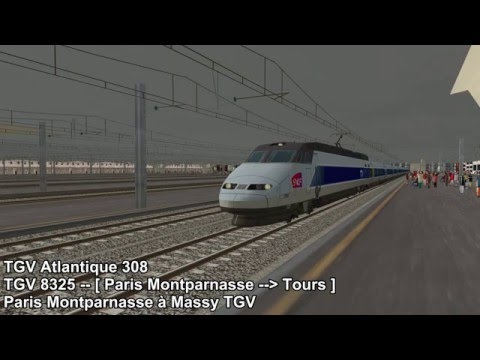 CABRIDE TGV ATLANTIQUE PARIS MONTPARNASSE - MASSY TGV [ORTS]