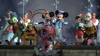TDS 4K完全版素敵な夜のショー「クリスタルウィッシュジャーニー～シャインオン」ディズニー Disney's night show "Crystal Wish Journey -Shine On"