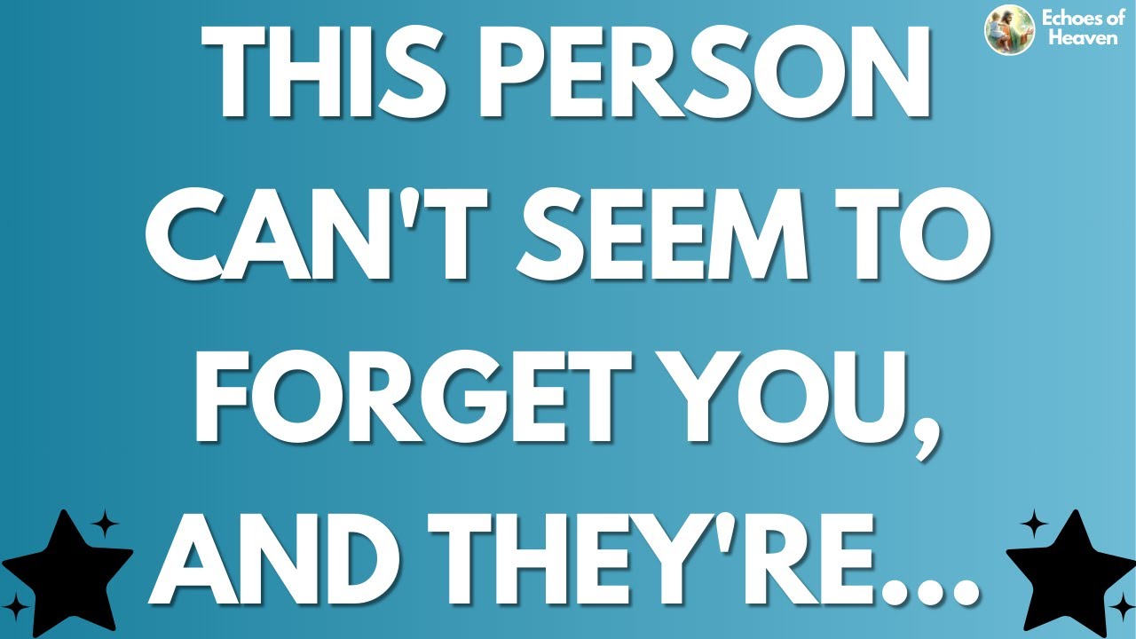 This person just can't get you out of their mind, and they're quietly...|God Message|Angel Message