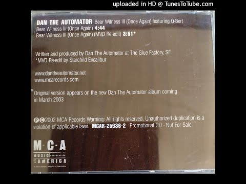 Dan the Automator - Bear Witness III (Once Again) Full Single Version