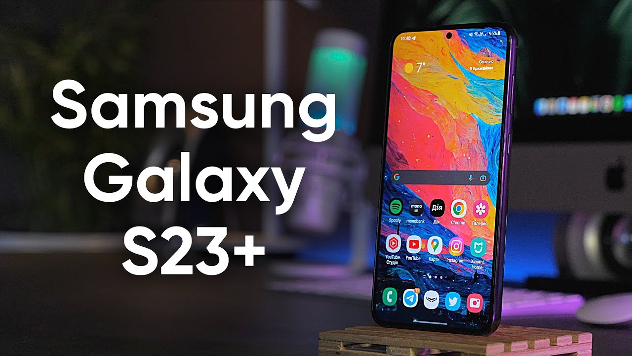 Samsung Galaxy S23+ S916B 8/256GB Phantom Black (SM-S916BZKDSEK) video preview