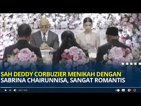 Romantis, Deddy Corbuzier Sah Menikah dengan Sabrina Chairunnisa