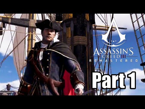 ASSASSIN'S CREED 3 REMASTERED [PS4 PRO] Gameplay Walkthrough Part 1 (No Commentary)