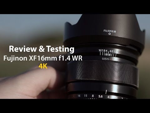 Review and Testing of the Fuji XF16mm f1.4 - in 4K