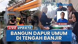 Banjir di Puri Cikarang Hijau Belum Juga Surut, Warga Dirikan Dapur Umum Secara Gotong Royong