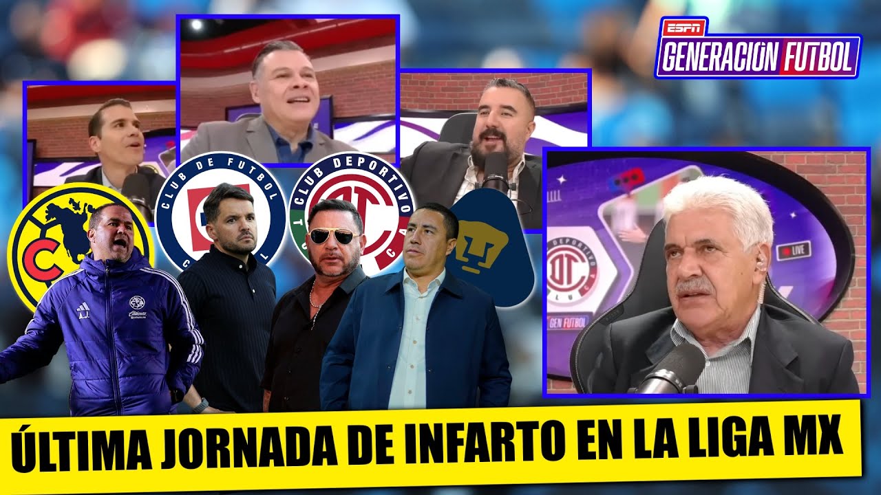 TUCA da CLAVES de JORNADA CARDÍACA en LIGA MX: AMÉRICA DEPENDE del PUMAS vs CRUZ AZUL | Generación F