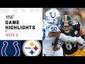 Colts vs. Steelers Week 9 Highlights | NFL 2019