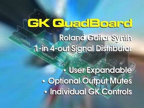 GK QuadBoard - Roland GKP-4 clone - Expandable with US-20 features