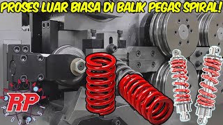 Download lagu THE AMAZING PROCESS BEHIND THE MANUFACTURING OF CAR & MOTORCYCLE SPIRAL SPRINGS IN A MODERN FACTORY! mp3