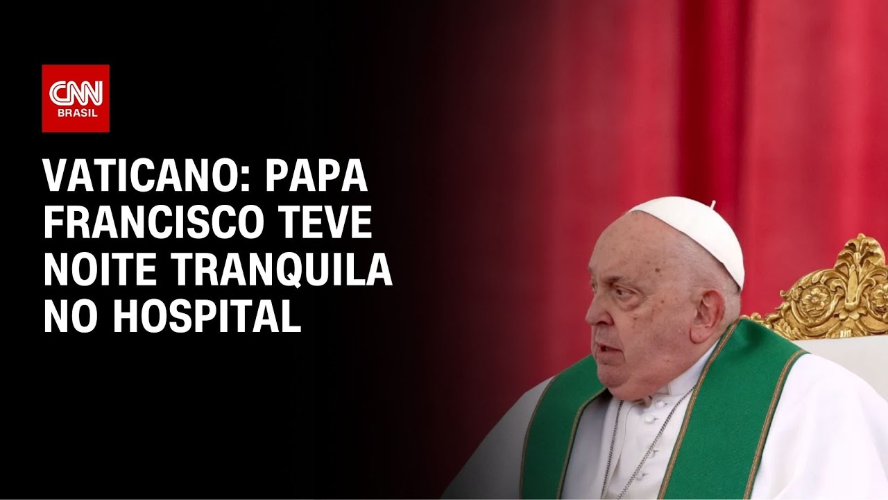 Papa Francisco teve noite tranquila e continua se recuperando, diz Vaticano | CNN NOVO DIA
