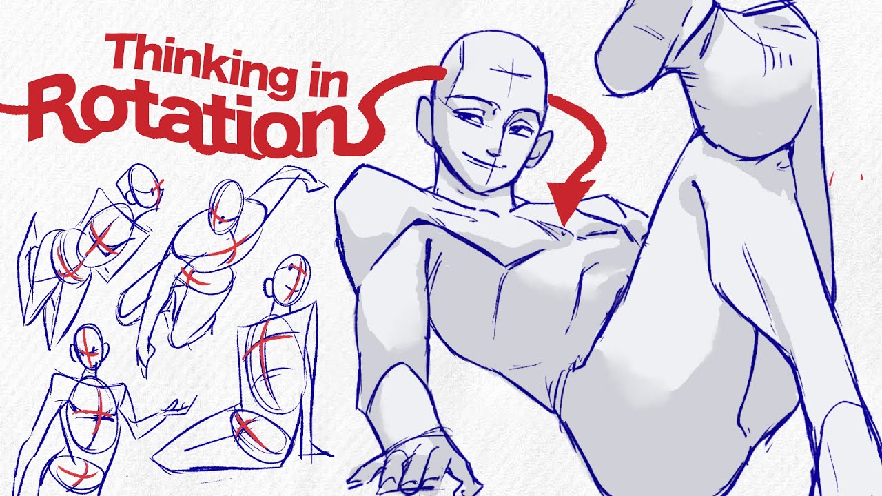How I sketch poses from imagination!