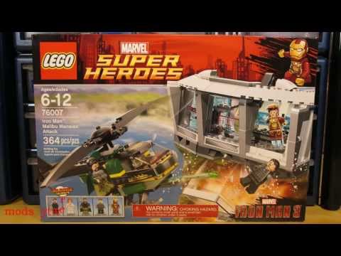 Vidéo LEGO Marvel 76007 : Iron Man : l'attaque de la villa de Malibu
