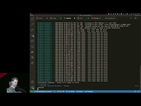 Stream archive: Setting up Hasura for dev (2022-08-05)