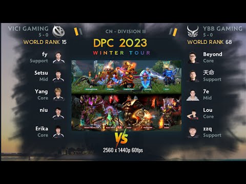 Vici Gaming vs YBB Gaming (game3) | Dota Pro Circuit 2023 China Winter Tour Division II