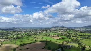 Head in the Clouds: A Drone's Eye View of the Clouds Over Rural Wales – 4K #dronevideo