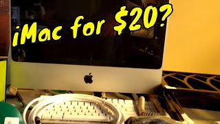 iMac for $20?! Church Rummage Sale 2018