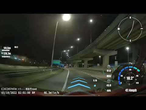 DDPAI X5 Pro Night Drive Malaysia