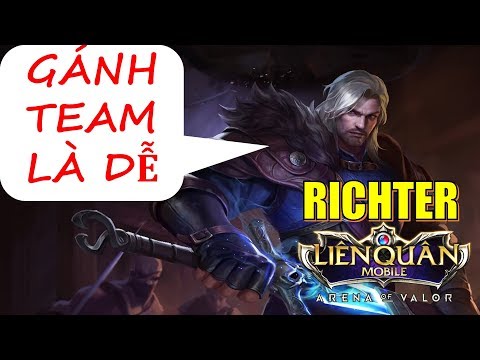 Cách bá đạo với Trùm đứng bụi RICHTER Liên quân mobile AOV