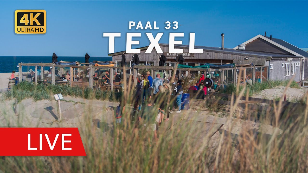 Live webcam view of Kaap Noord Beach at Paal 33