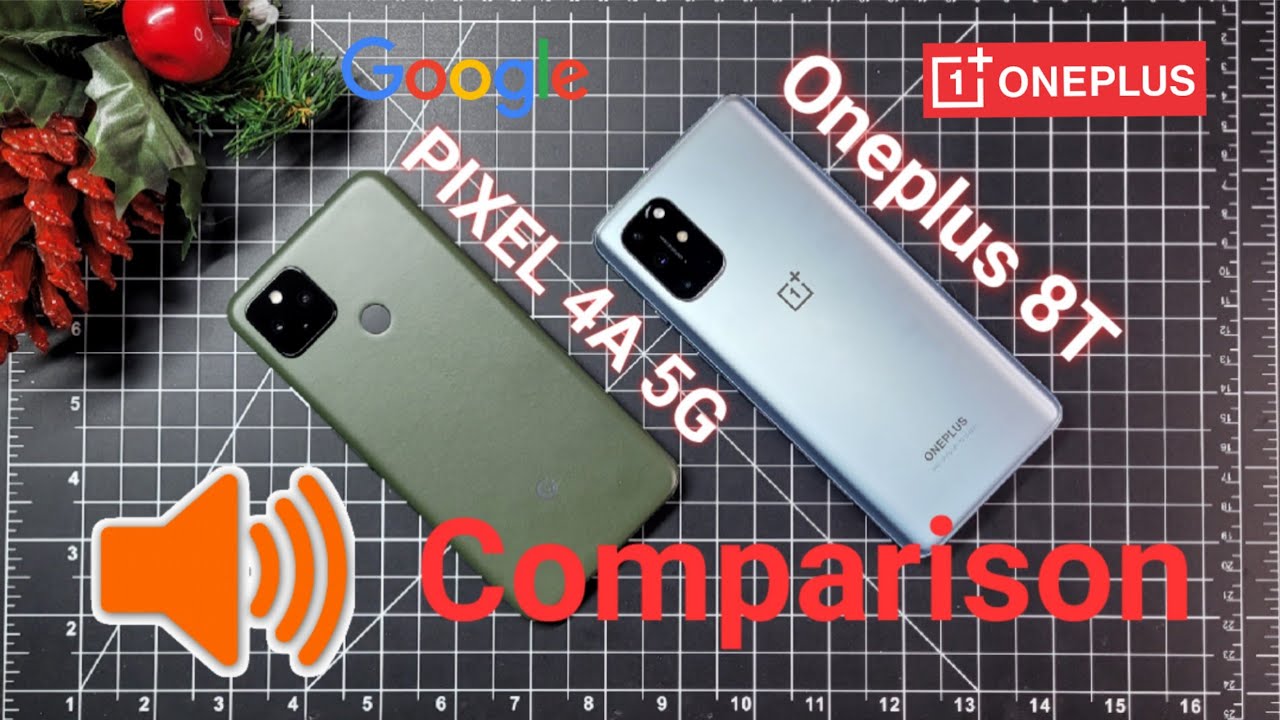 Speaker Comparison | Pixel 4A 5G vs Oneplus 8T