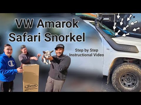 VW Amarok Safari Snorkel Installation