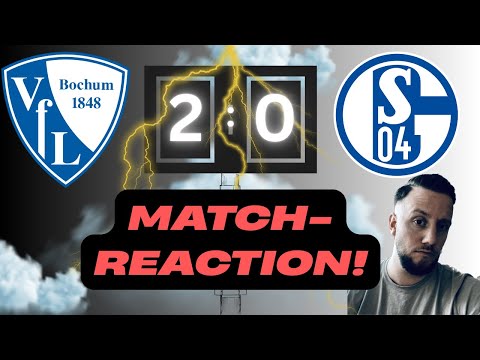 VERCOACHT und 1.Halbzeit VERPENNT!! 😾😡VFL Bochum vs. Schalke 04 2:0 MATCH-REACTION 2. Bundesliga ⚽