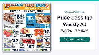 Price Less Iga Weekly Ad (7/8/26 - 7/14/26) Top Deals