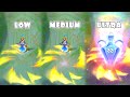 Aurora Aquarius Zodiac Skin In Different Graphics Setting MLBB