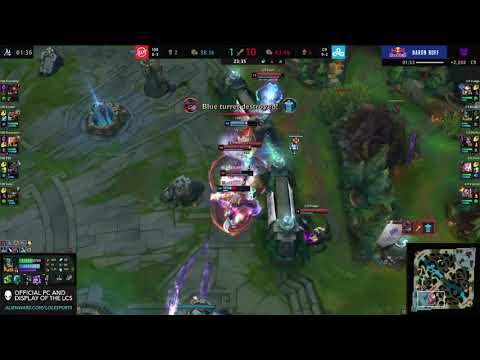 C9 Blaber Flash in 1 vs 3 Olaf  [C9 vs  100t]