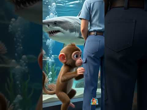Monkey goes to the Aquarium.#shorts