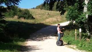 preview picture of video 'eMotion-Flitzer - SEGWAY-Tour Truppenübungsplatz Münsingen'