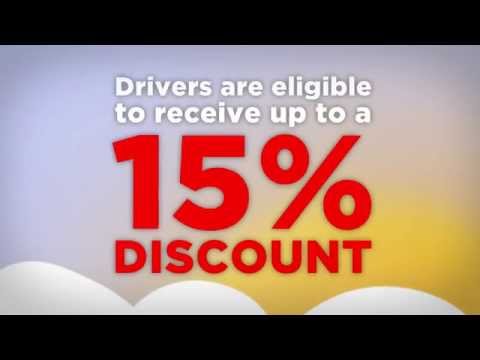 Drivers are eligible to receive up to a 15% discount