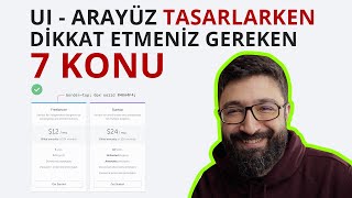 WEB SİTENİZİ DAHA PROFESYONEL GÖSTEREN 7 #UI (ARAYÜZ) TAVSİYESİ #uidesign #ui #w