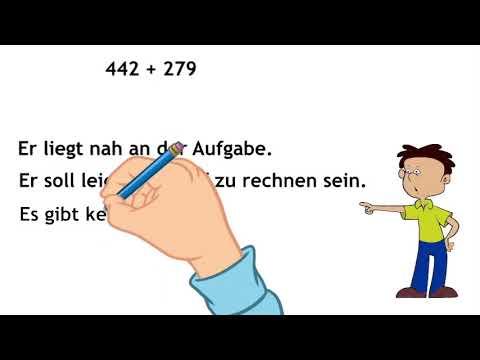 Schriftliche Addition - Überschlagen