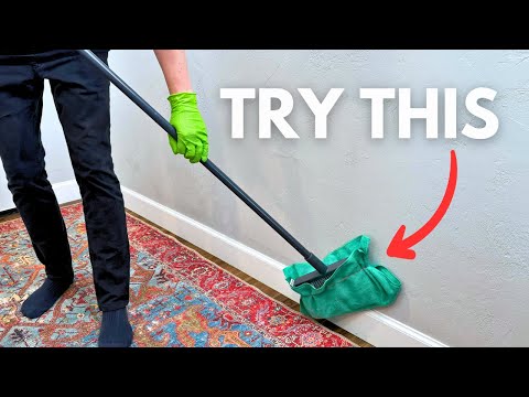 How to Easily Clean Your Baseboards, Doors and Trim