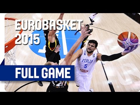 Italy v Germany - Group B -  Full Game - Eurobasket 2015