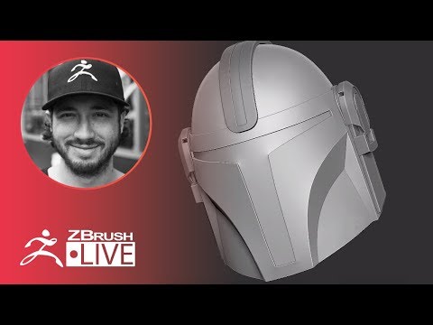 How to Make a Mandalorian Helmet in ZBrush 2020 ! - Developer Solomon Blair - Part 1