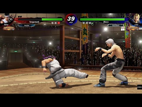 Virtua Fighter 5 Ultimate Showdow VF5US Dhezz (Lion) vs Tenguman9 (Akira) 2022-6-11