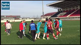 Bafra Derbisinin Galibi Hacınabispor
