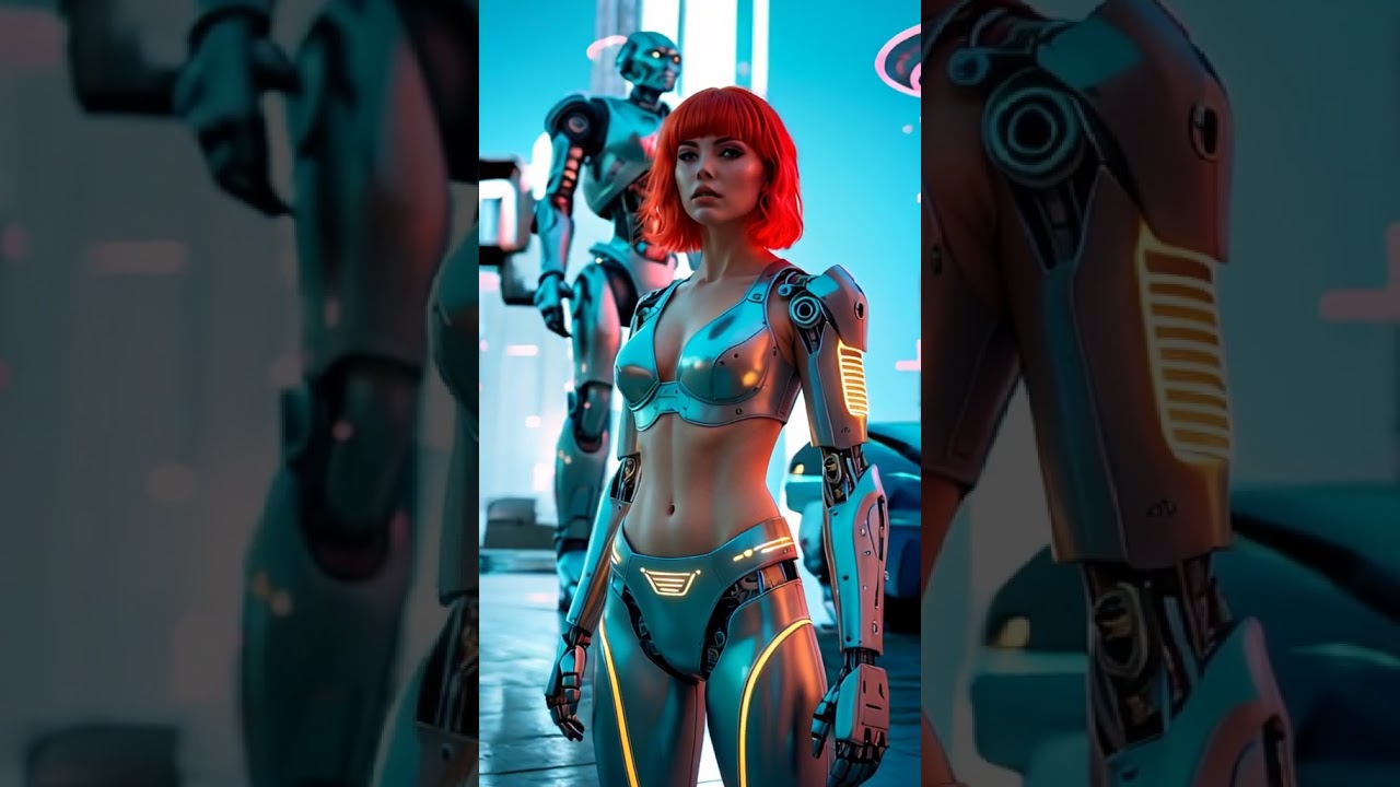 Cyberpunk Warrior from the Future | Sci-Fi AI Vision