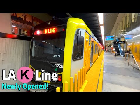 ⁴ᴷ⁶⁰ Exploring Los Angeles' Newly-Opened K Line