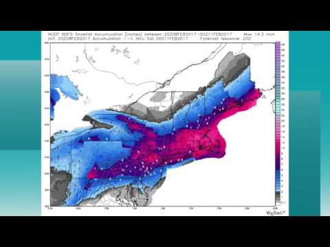 February 8, 2017 Weather Xtreme Video - Afternoon Edition