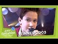 JUNIOR EUROVISION 2003 DINO JELUSIĆ TI SI MOJA PRVA LJUBAV CROATIA WINNER