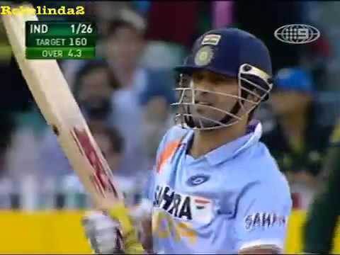Sachin's famous reply to Brett Lee   Channel 9 commentary  4,4,0,4   MCG 2008