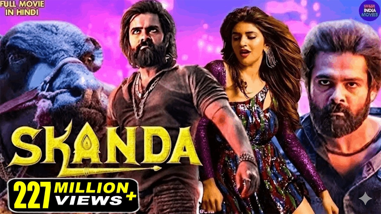 SKANDA (2024) | Ram Potheneni, Sreeleela | New Released South Indian Hindi Dubbed Movie 2024