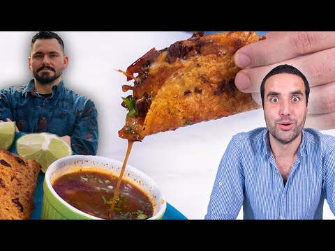 QUESA TACOS DE BIRRIA DE RES CON CONSOMÉ ESTILO LA CAPITAL - La Cooquette